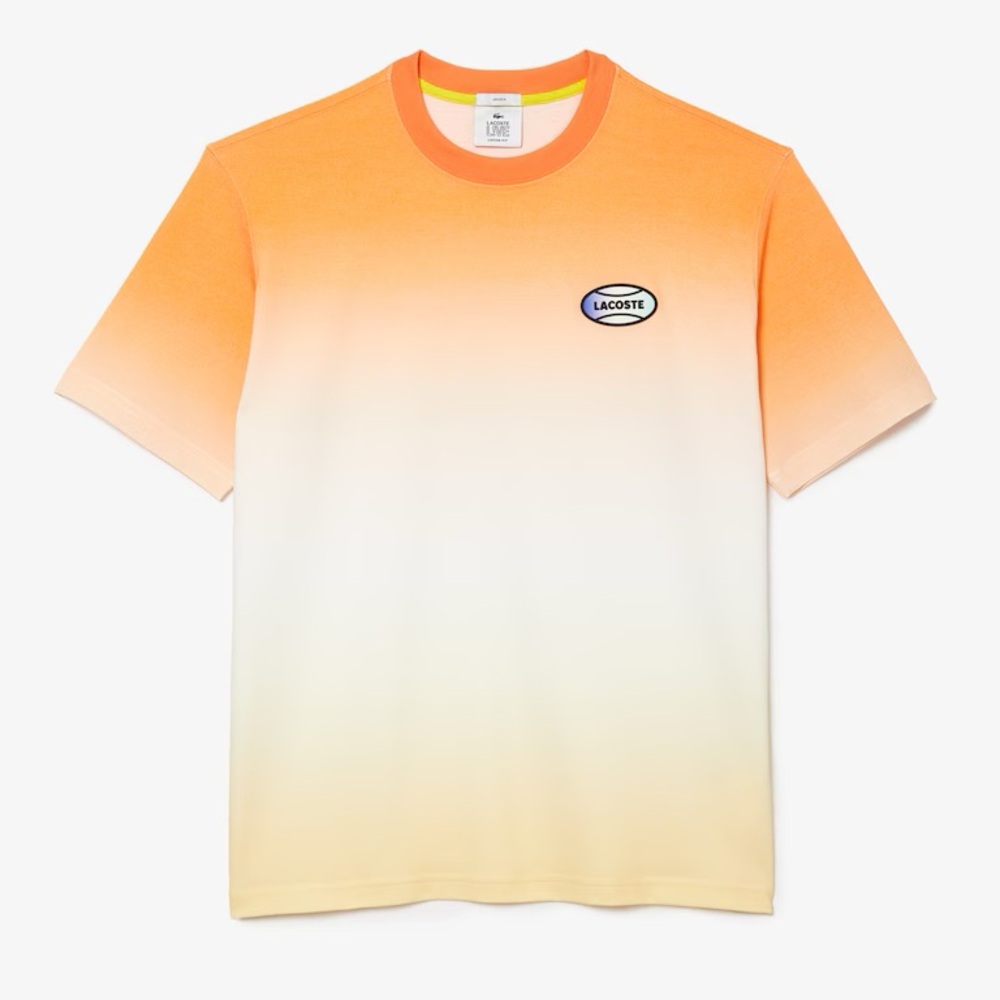 LACOSTE OMBRE ORANGE T-SHIRT